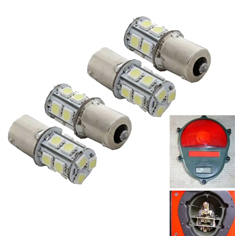 4 Bulb Military Tail Light Led Conversion Kit: (4) 13 Led Fits Humvee 1