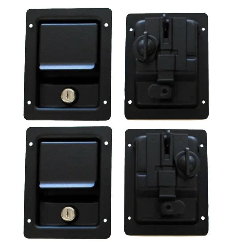 4 Dual Locking Door Handles Interior / Exterior X-Door Handle Latch Fits Humvee 1