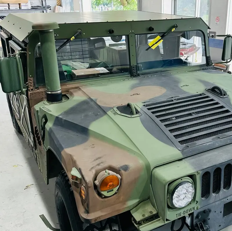 4-Man Tactical Hard Top 1/4” Thick Standard Length For Military Humvee Tactical Aluminum Roof Kit 1