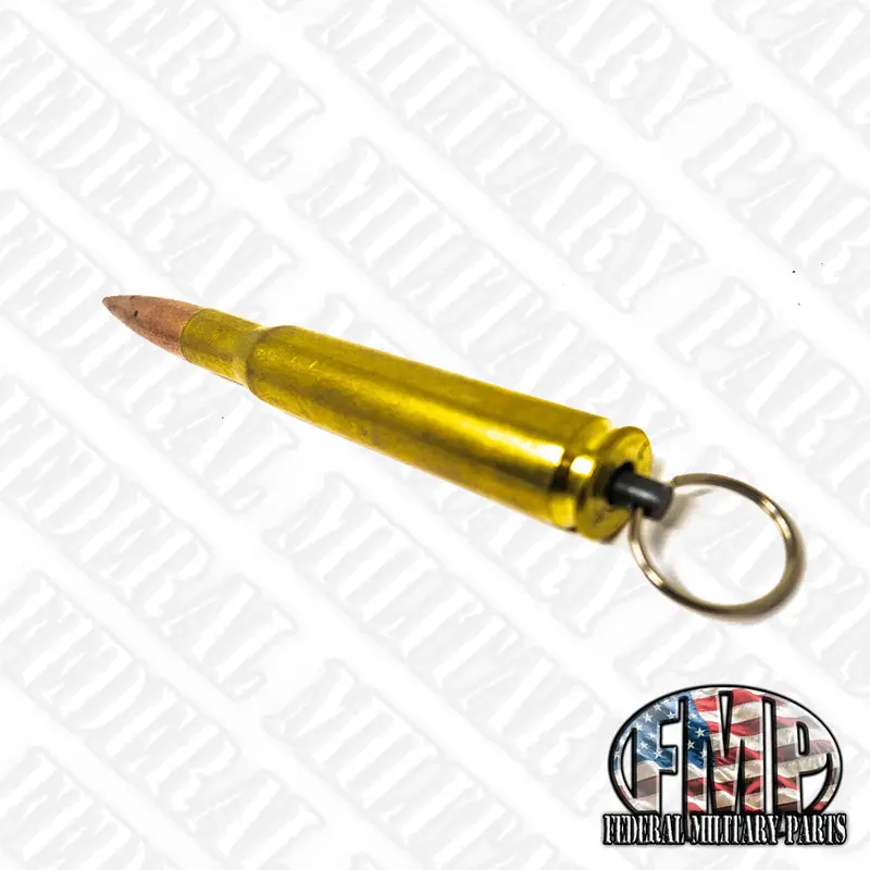 50 Caliber Bmg Browning Machine Gun Bullet Keychain 1