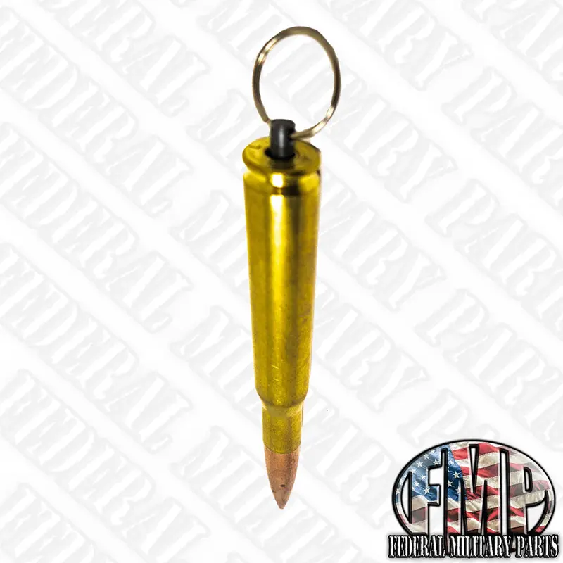 50 Caliber Bullet Key Chain - Bmg Browning Machine Gun Military Humvee M998 Key 1
