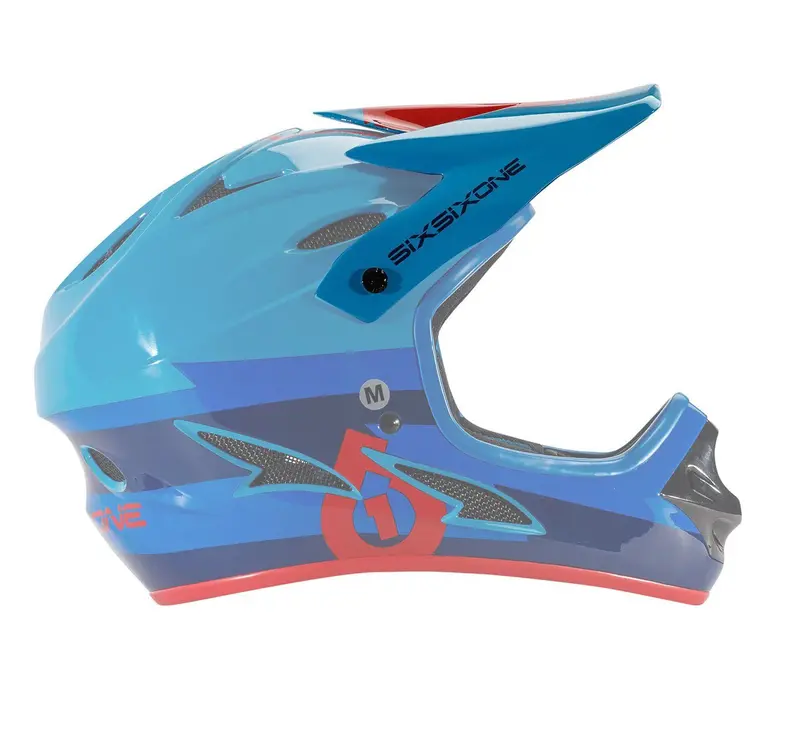 661 Comp Helmet Visor - Bolt - Red-Blue 1