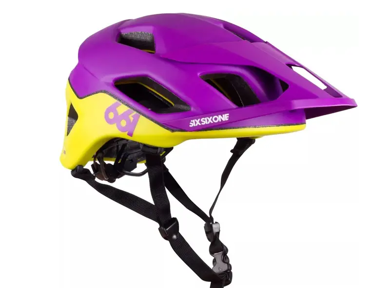 661 Crest Mips Mtb Helmet - Purple-Yellow 1