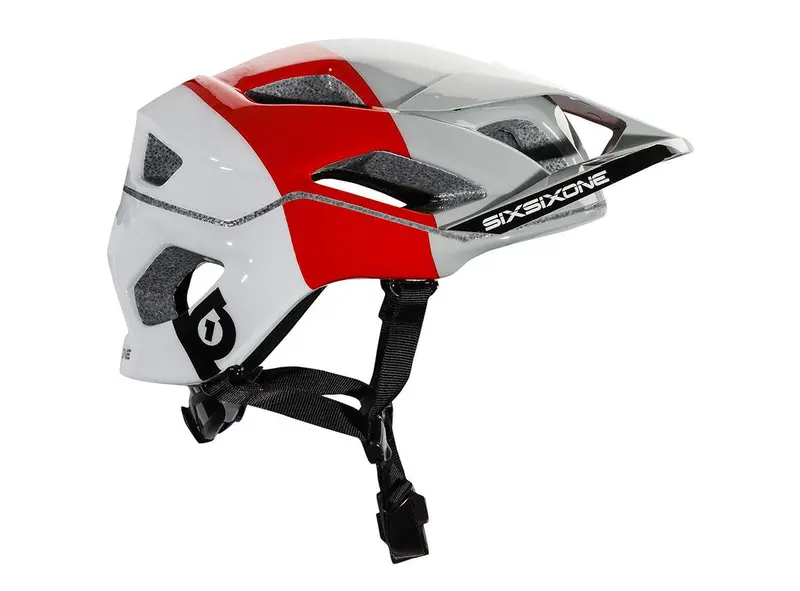 661 Evo Am Tres Mips Mtb Helmet - White-Red 1