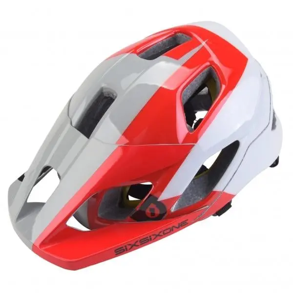 661 Evo Am Tres Mips Mtb Helmet - White-Red 2