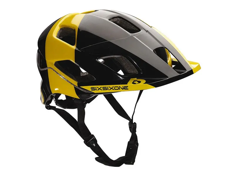 661 Evo Am Tres Mtb Helmet - Black-Yellow - Nlm 1