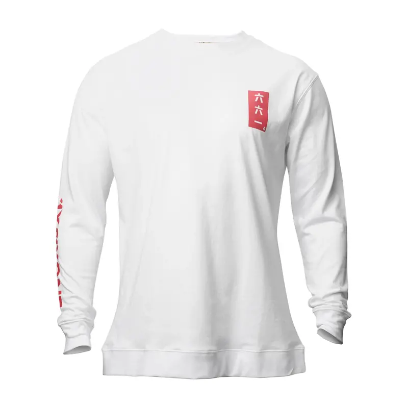 661 Isan Long Sleeve Tee - White 1
