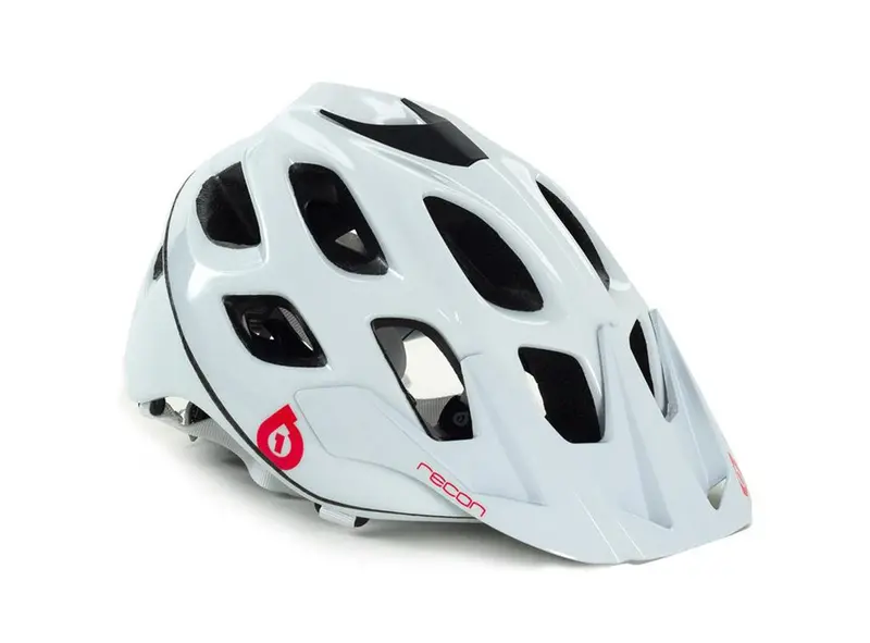 661 Recon Mtb Helmet - White-Red 1