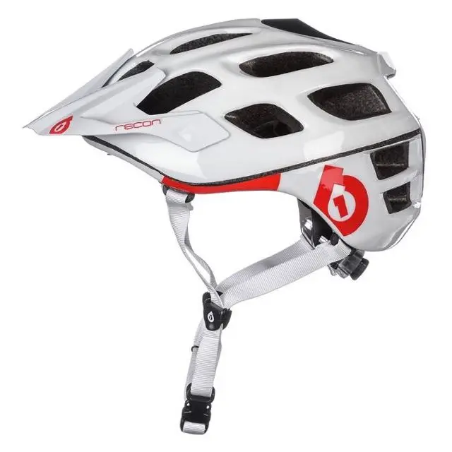 661 Recon Mtb Helmet - White-Red 2