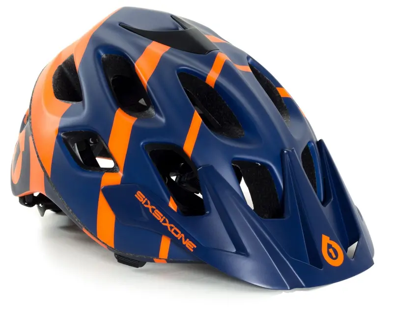 661 Recon Stryker Mtb Helmet - Navy-Orange 1