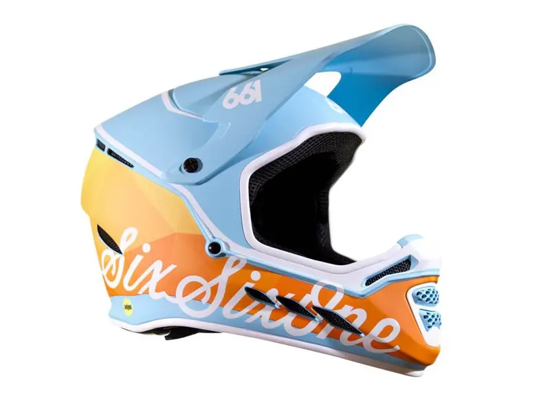 661 Reset Mips Full Face Helmet - Geo Blorange 1