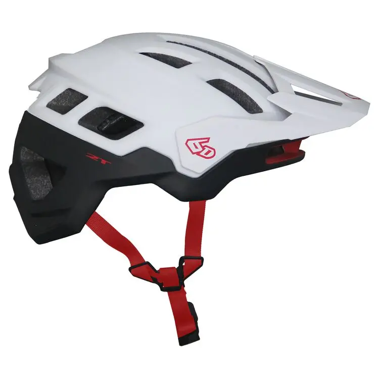6D Helmets Atb-2T Ascent Trail Mtb Helmet - Matt White Black 1