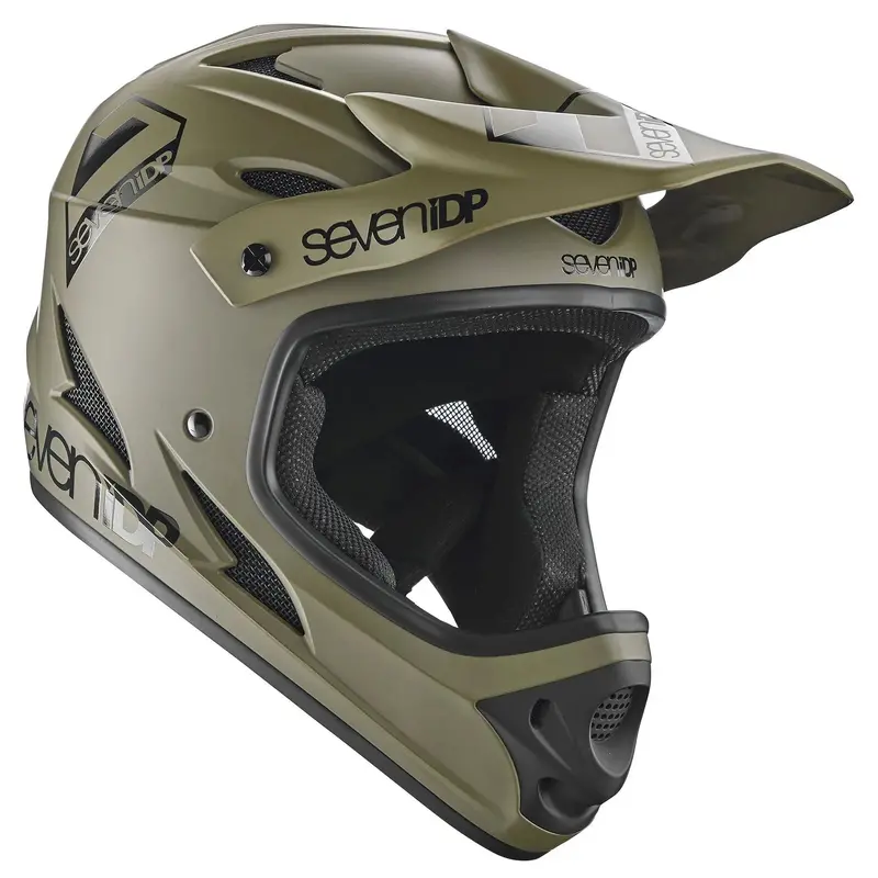 7 Idp M1 Full Face Helmet - Army Green - 2022 3
