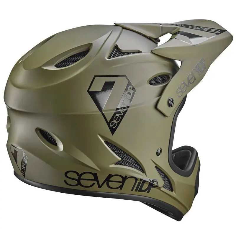 7 Idp M1 Full Face Helmet - Army Green - 2022 4