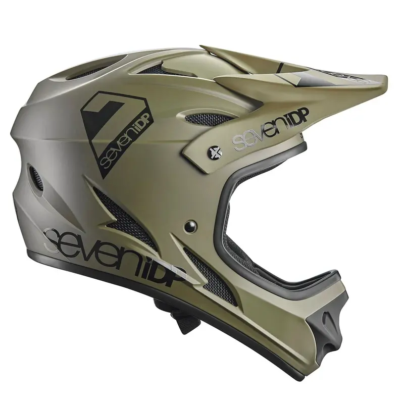 7 Idp M1 Full Face Helmet - Army Green - 2022 5