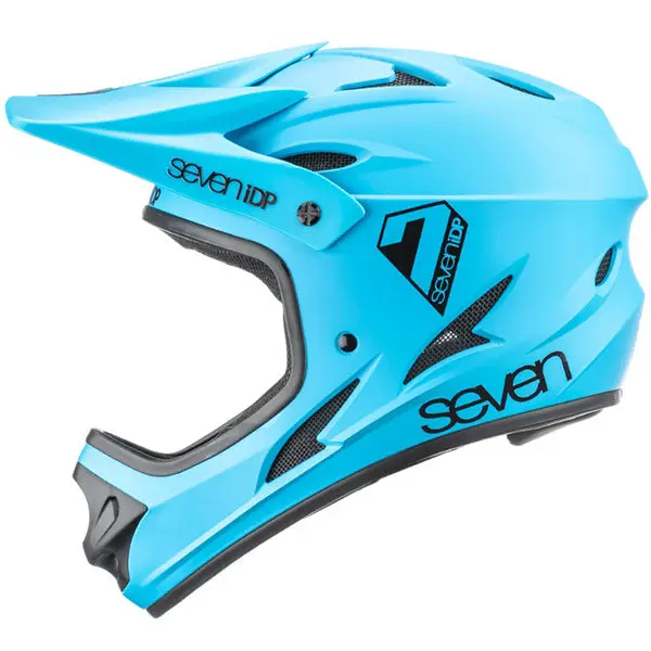 7 Idp M1 Full Face Helmet - Matt Blue 1