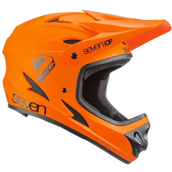 7 Idp M1 Full Face Helmet - Matt Burnt Orange 4