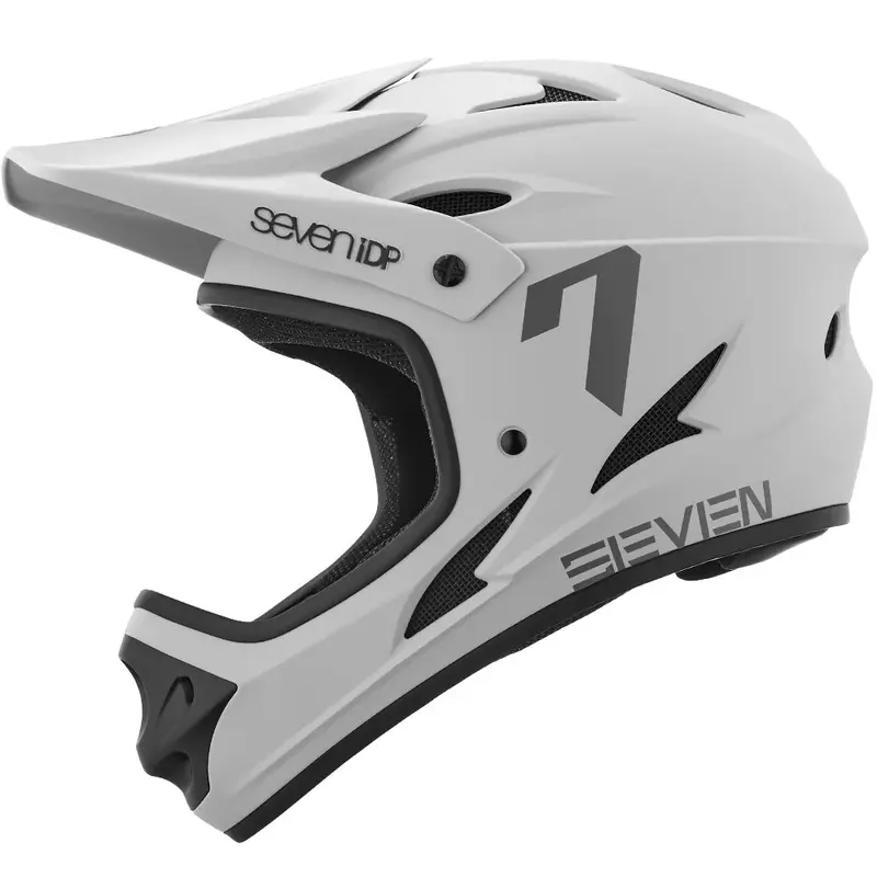 7 Idp M1 Full Face Helmet - Matte Grey 1