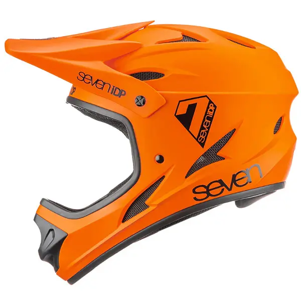7 Idp M1 Full Face Helmet - Youth - Matt Burnt Orange 1
