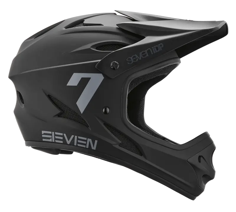 7 Idp M1 Full Face Helmet - Youth - Matte Black 1
