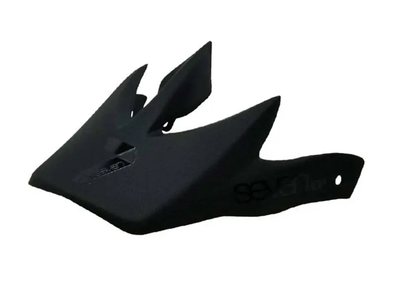 7 Idp M1 Helmet Visor - Matt Black-Gloss Black 1