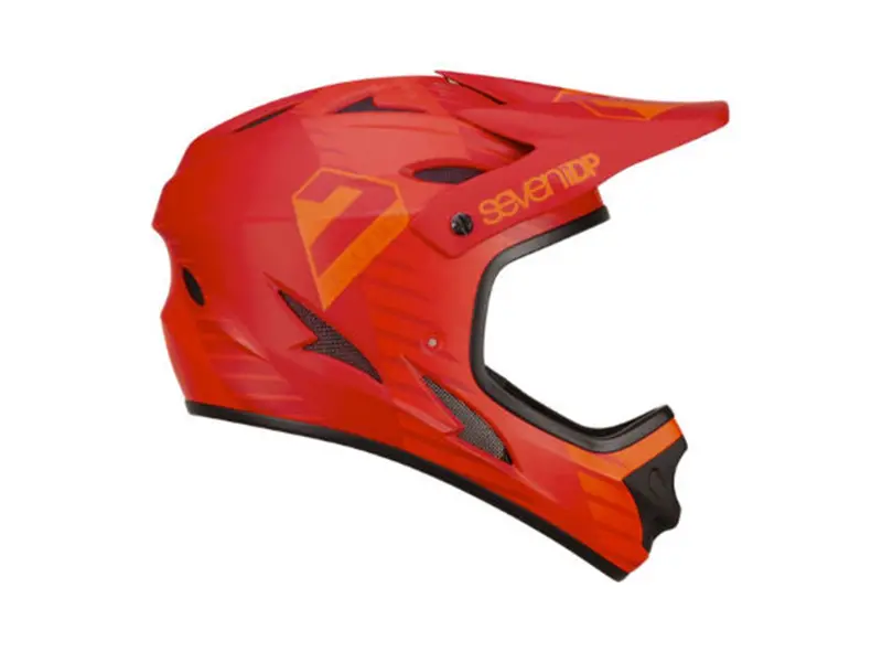 7 Idp M1 Tactic Full Face Helmet - Red-Dark Red - 2019 1