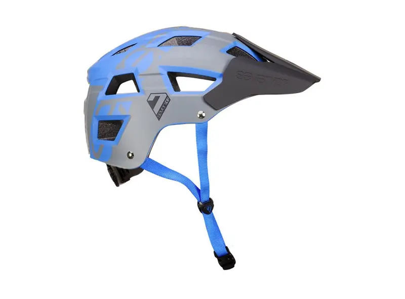 7 Idp M5 Mtb Am Helmet - Metallic Blue-Gray - 2018 1