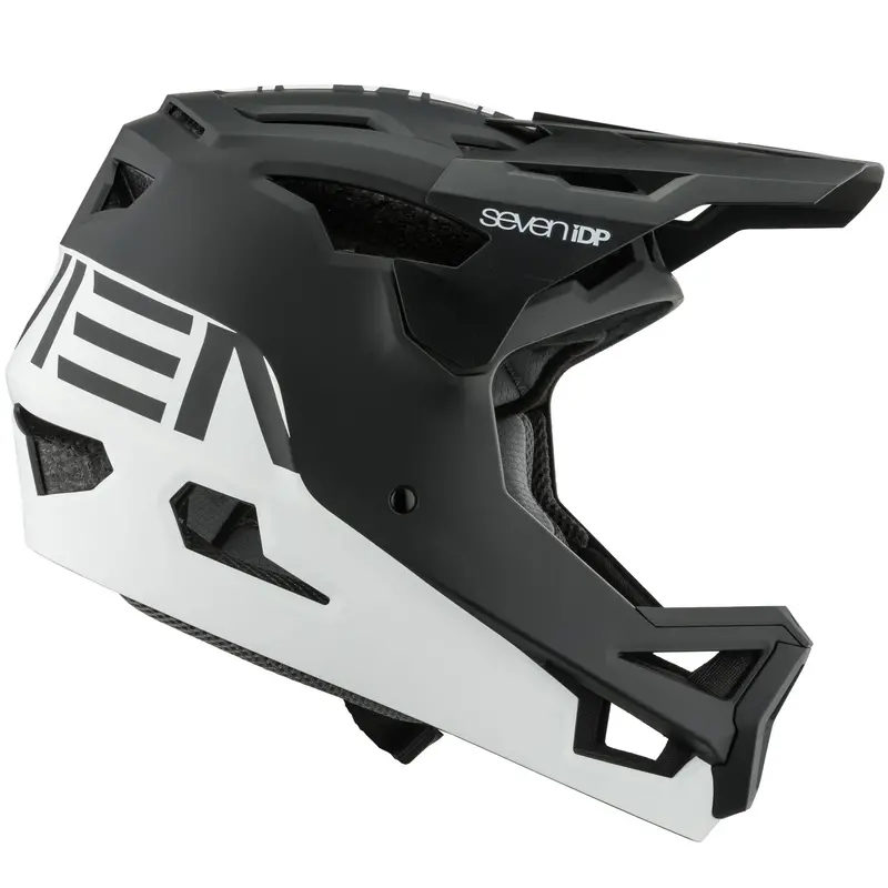 7 Idp Project 23 Abs Full Face Helmet - Black-White 1