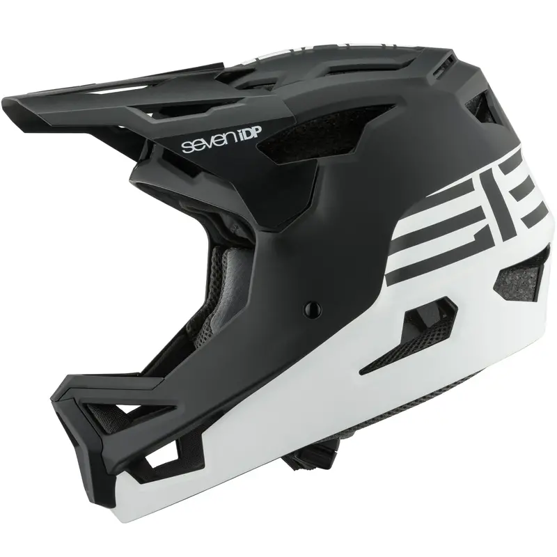 7 Idp Project 23 Abs Full Face Helmet - Black-White 2