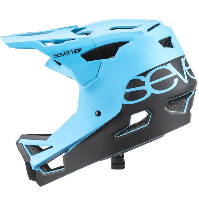 7 Idp Project 23 Abs Full Face Helmet - Matt Ocean Blue-Black 2