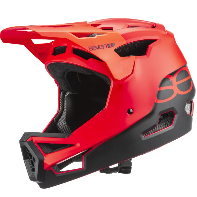 7 Idp Project 23 Abs Full Face Helmet - Matt Thruster Red-Black 1