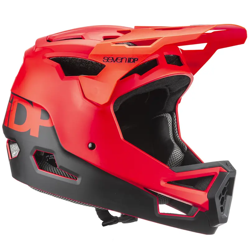 7 Idp Project 23 Abs Full Face Helmet - Matt Thruster Red-Black 3