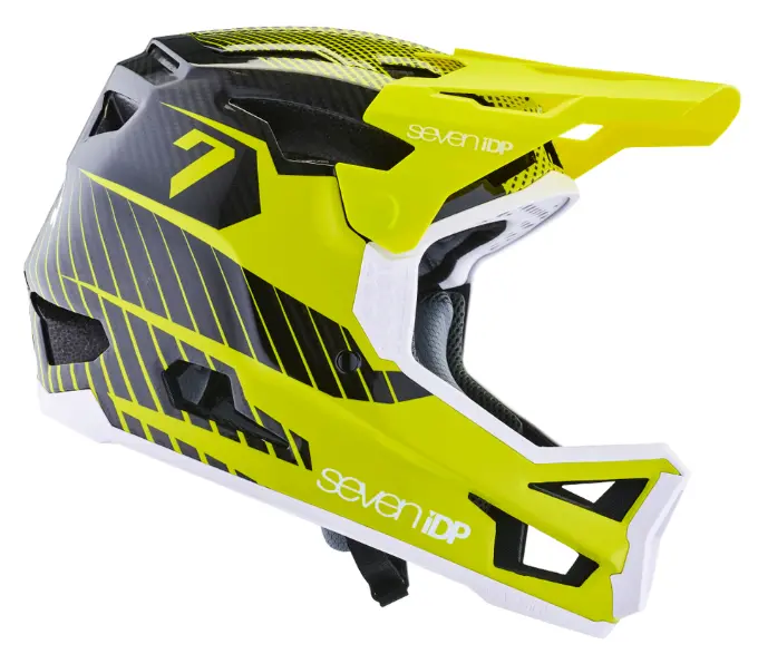 7 Idp Project 23 Carbon Full Face Helmet - Gloss Yellow-Black 1