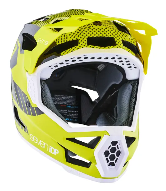 7 Idp Project 23 Carbon Full Face Helmet - Gloss Yellow-Black 2