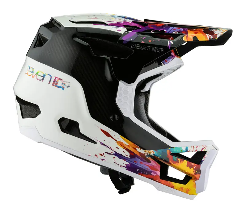 7 Idp Project 23 Carbon Full Face Helmet - Ltd Edition - Splatter 1