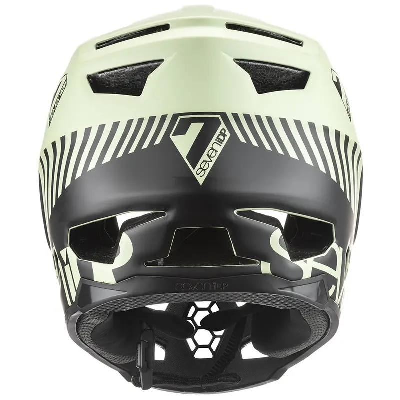 7 Idp Project 23 Fiberglass Full Face Helmet - Glacier Green-Black 5