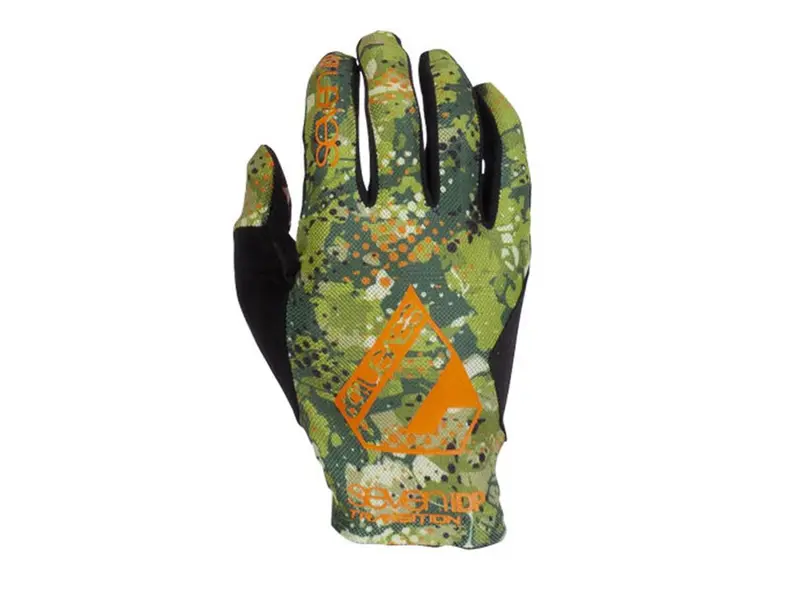 7 Idp Transition Mtb Glove - Orange-Camo-Black 1