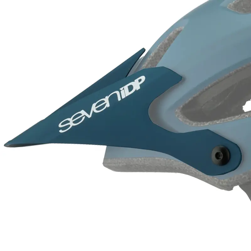 7 Idp X2 Replacement Visor - Blue-White 1