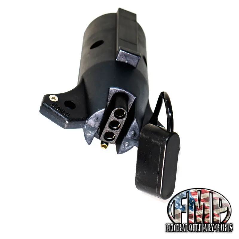 7 Way Blade To 4 Pin Adapter - Use With Military Humvee M998 Power Cable 1
