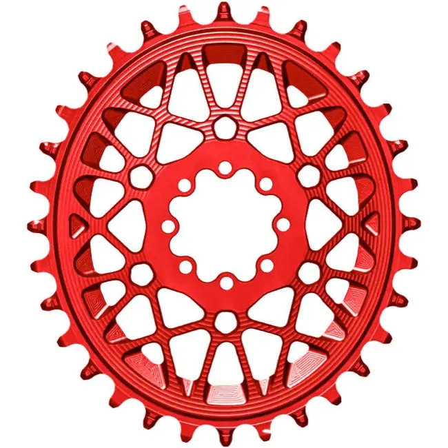 Absolute Black Oval Sram T-Type Dm 8-Hole Boost Chainring - Red 1