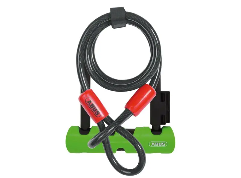 Abus 410 U-Lock Mini Ls + Cobra - Black-Lime 1