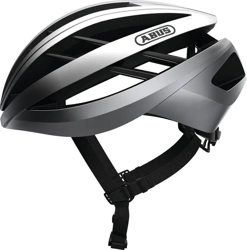 Abus Aventor Road Helmet - Gleam Silver 1