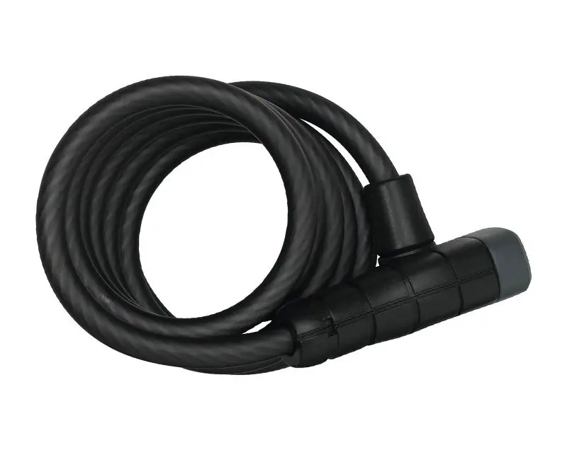 Abus Cable Lock - 5 Series Numerino Keyed Coil 5510K/180 Length - 10Mm Diameter - Black 1