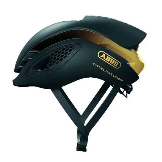 Abus Gamechanger Road Helmet - Black-Gold 1