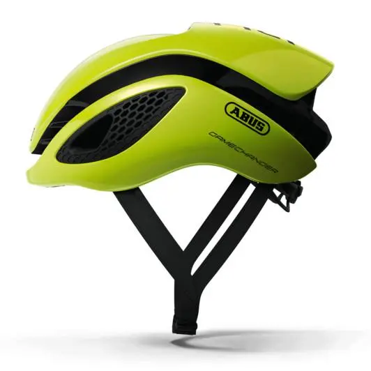Abus Gamechanger Road Helmet - Neon Yellow 1