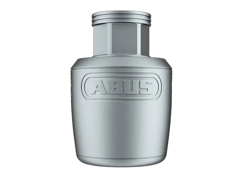 Abus Nutfix Solid Axle M9 Wheel Lock - Silver 1