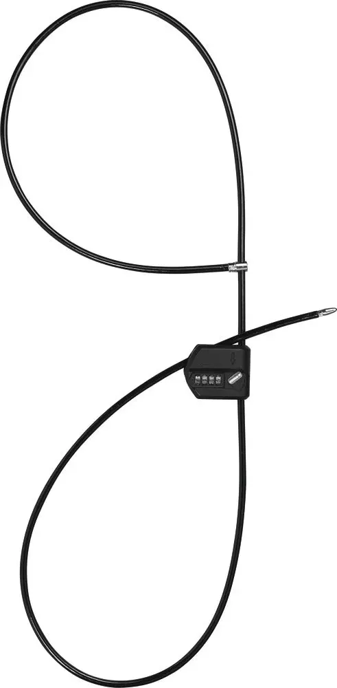 Abus Specialty - Multi - Combiloop 215/185Cm Length 8Mm Diameter - Black 1