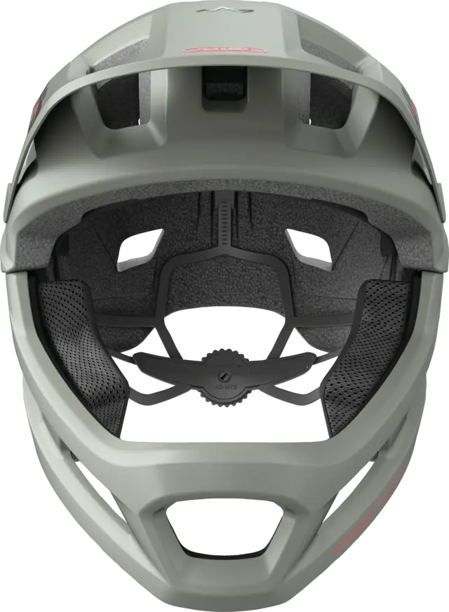 Abus Youdrop Full Face Kids Helmet - Chalk Gray 2