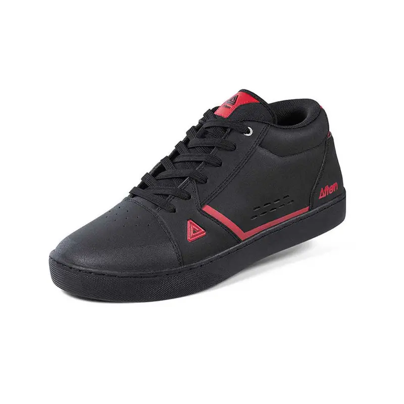 Afton Cooper Flat Pedal Mtb Shoe - Black-Red 1
