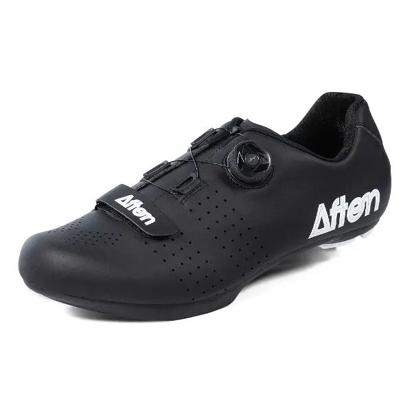 Afton Royce Clipless Road Shoe - Black-White 1